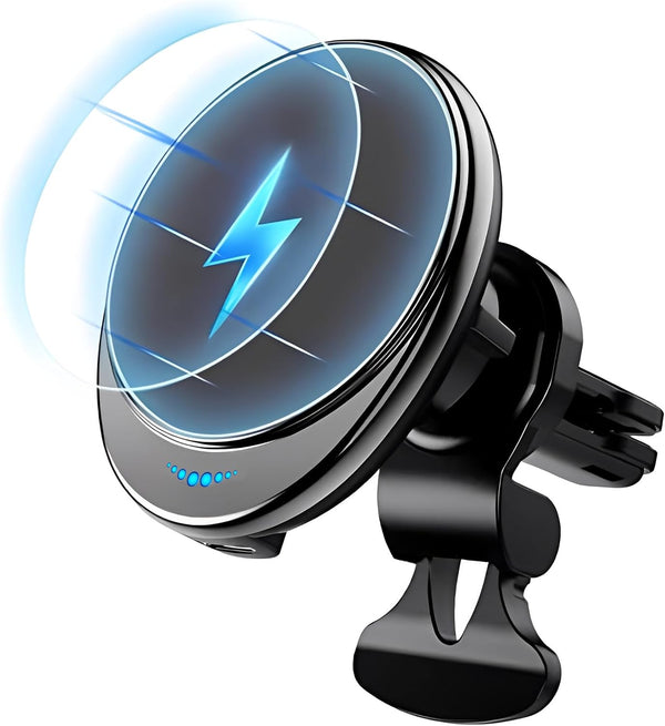 Magsafe Car Mount Charger, 15W PRO Charging, Wireless Car Charger Universal Vent Charger for iPhone 15 Pro Max