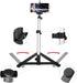 ChromLives Photo Copy Stand Pico Projector Stand with Phone Clamp Overhead Phone Mount Smartphone Compatible Tripod