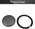 Fielect 6.5" Speaker Grill Mesh, Decorative Circle Subwoofer Guard Protector Cover, Black Metal Trim