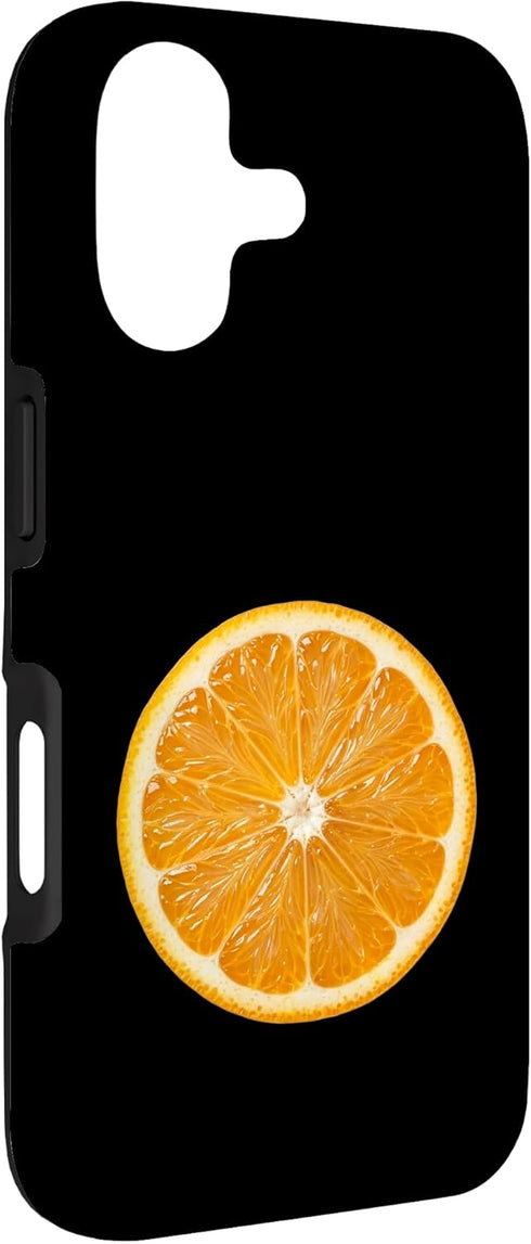 Fresh Fruit and Lemon Citrus Nature Designs 17 Orange Slice Cross Fruit Citrus Case for iPhone