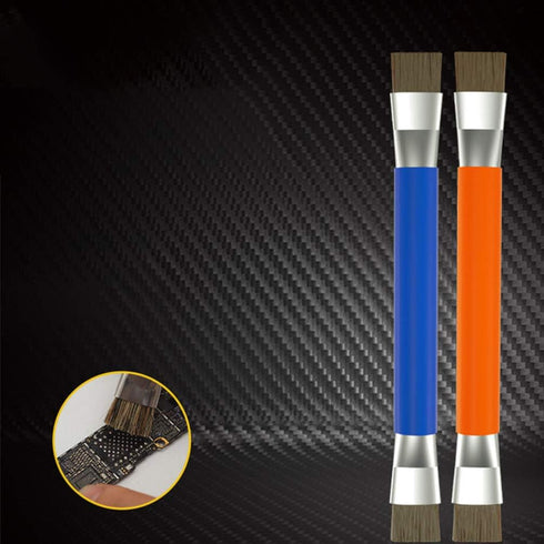 UKCOCO CPU Brush - Motherboard Cleaning Brush, Anti-Static ESD Safe Double Head IC Cleaner