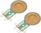 uxcell 25.5mm Tweeter Voice Coil Speaker - Resin Membrane Drive Head 8 Ohm, 2pcs