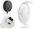 Echo Dot Wall Mount Holder for 3rd Generation, Space-Saving Accessories with Cable Management, White