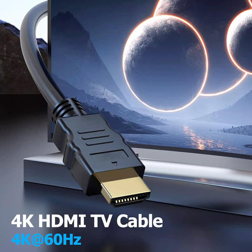 Vorothin 4K 3 5-Pack, 3FT 4K@60Hz, 2.2, 3D, CL3 PS5, PS4, HDMI Cable FT HDMI Cord Shielded HDMI Cord Support HDCP HDR