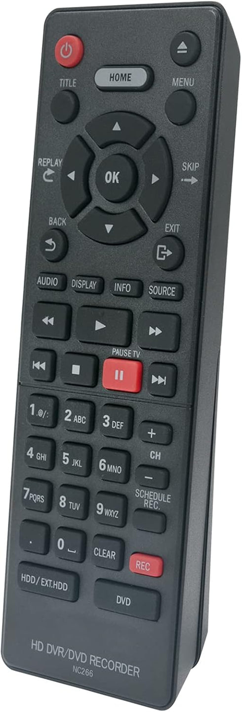 NC266 NC266UH Remote Control - Compatible with Magnavox HD DVR DVD Recorder MDR868H, MDR865H, MDR867H