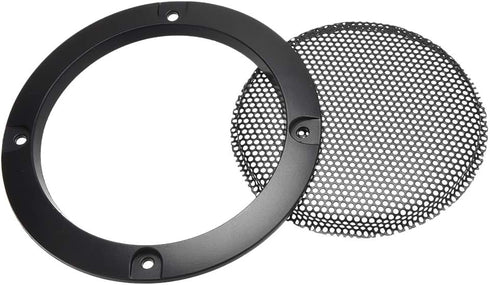 uxcell 3 Inch 95mm Speaker Grill Cover, Black Mesh Decorative Circle Subwoofer Guard Protector