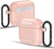 ORIbox Carbon Fiber Case for Apple AirPods 3, Full Protective Skin with Keychain
