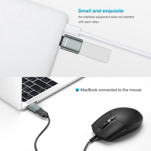 USB C to USB Adapter 3-Pack, USB C Male to USB 3.0 Female Adapter for iMac 2021, iPad Pro 2021, MacBook Pro, Air 2020