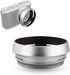 JJC LH-X100 Lens Hood Sun Shade with 49mm Filter Adapter for Fuji X100VI X100V X100F X100T