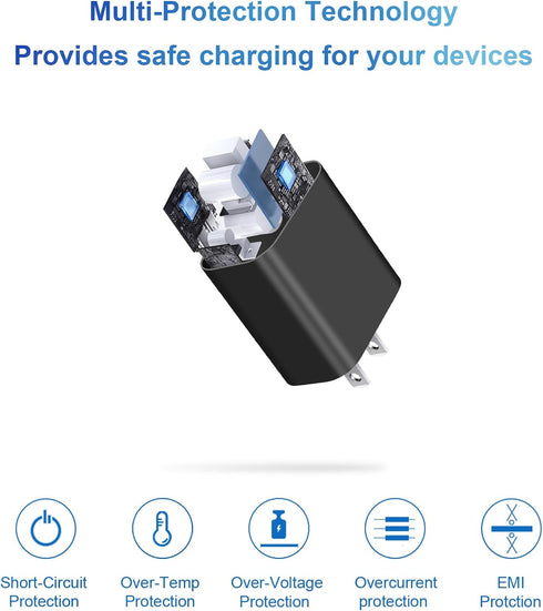 iPhone and iPad 20W Super Fast Charger PD USB C Wall Charger with 6FT Fast Charging Cable for iPhone 14/14 Pro