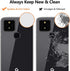 SNOSHO Clear Case for Google Pixel 5, Slim Thin Silicone TPU Protective Cover, Lightweight Anti-Scratch