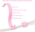 110PCS Reusable Cable Ties, Adjustable 8 1/2" Cord Organizer Ties, Multi-purpose Hook Loop Cable Management Wire Ties for Organizing Home, Office, Data Centers, Pink by OneLeaf