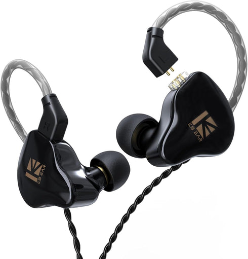 YINYOO KBEAR KS1 in Ear Monitor Bass Earbuds, Clear Sound Stereo Headphones, Noise Canceling, Detachable Cable