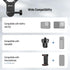 NEEWER Magnetic Neck Mount Holder with Phone Clip, Quick Release POV Action Camera Necklace Mount for GoPro Hero 12 11