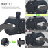 BC906W HYS Radio & Speaker Mic Clamp Mount Holder - Quick Release for Uniden Wireless CB Microphone and Speaker, Marine