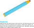 MECCANIXITY Crayon Stylus Pen for Touch Screens, Silicone Universal Capacitive Stylus for All Touch Screen Devices