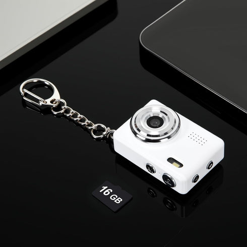 Relaxweex 1080p 100 Mini Digital Camera Keychain Small Portable Photo Video Camera Mins Battery Life Micro Camcorder