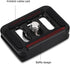 Quick Release Clamp Adapter - Mini Portable Aluminium Alloy Quick Release Plate for TY-C10 T005 / T-025 Ball Head