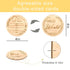 Sanyakti Signs-7 Sets Baby Monthly Milestone,Beautiful Baby Milestone Double Sided Marker Wooden Circles Discs Newborn