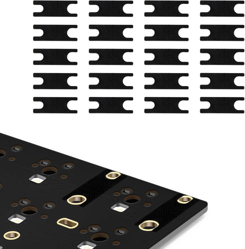 YIMAGUJRX Keyboard Stabilizer Films, 20 Pcs Teflon Pads for Custom Gaming Keyboards