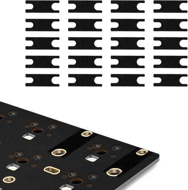 YIMAGUJRX Keyboard Stabilizer Films, 20 Pcs Teflon Pads for Custom Gaming Keyboards
