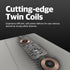 POUT H3 PRO Dual Qi Wireless Charging Mouse Pad Dual Fast Wireless Chargers for Smartphones and Earbuds Smooth Surface