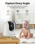 MUBVIEW 5MP 5/2.4G Plug-in Indoor Security Camera no Subscription, WiFi Pet Cam Indoor with Phone App, Dog Camera