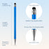 ChaoQ 2-in-1 6pcs Stylus Pen for Touchscreen, High Sensitivity and Precision Stylus Pens for iPad iPhone Android