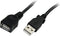 6 Ft Black USB 2.0 Extension Cable - Type A Male to Type A Female, M/f, 6ft