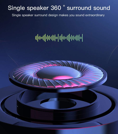 Mini Portable Speakers, 3W 36mm Microphone Speaker with 3.5mm Aux Jack for Smartphone, Tablet, Laptop