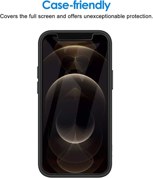 JETech 2-Pack Privacy Screen Protector for iPhone 12 Pro Max 6.7-Inch, Anti-Spy Tempered Glass Film