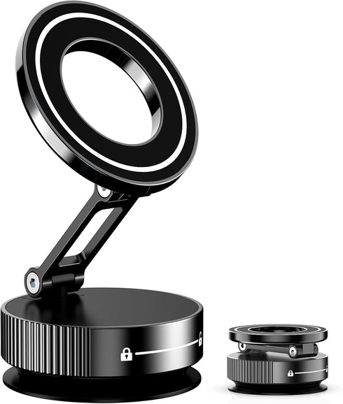 LnkXT Vacuum Magnetic Phone Holder for Car,Full Metal Body,Vacuum Suction Phone Mount,Magsafe Car
