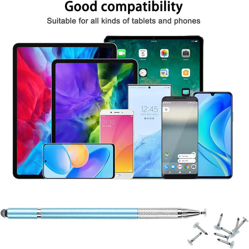 20 Pieces Universal Stylus Replacement Disc Tips, DanziX Round Shape Tips for Touch Screen Devices
