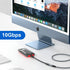 chenyang USB C Extension Cable, USB 3.1 Gen 2 Type C Male to Female Fast Charging Data Transfer 90 Degree Angled Nylon