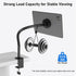 TeQable 360 4.7"-13.5" Magnetic Gooseneck Tablet Holder, iPad Desk Clamp Mount for Bed & Desk, Degree Adjustable Arm