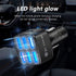 Fast Charging 6 Ports Car Phone Charger Adapter,QC3.0/3.1A Type Smart Shunt Cigarette Lighter USB Charger Compatible with iPhone 14 13 12,S22 S21 S20,iPad Pro& All Mobil Phone (Black) by KIFIDAN