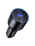 UGREEN 130W USB C Car Charger - Fast Charging Adapter Compatible with iPhone 15 Pro Max, Galaxy S24, iPad, MacBook