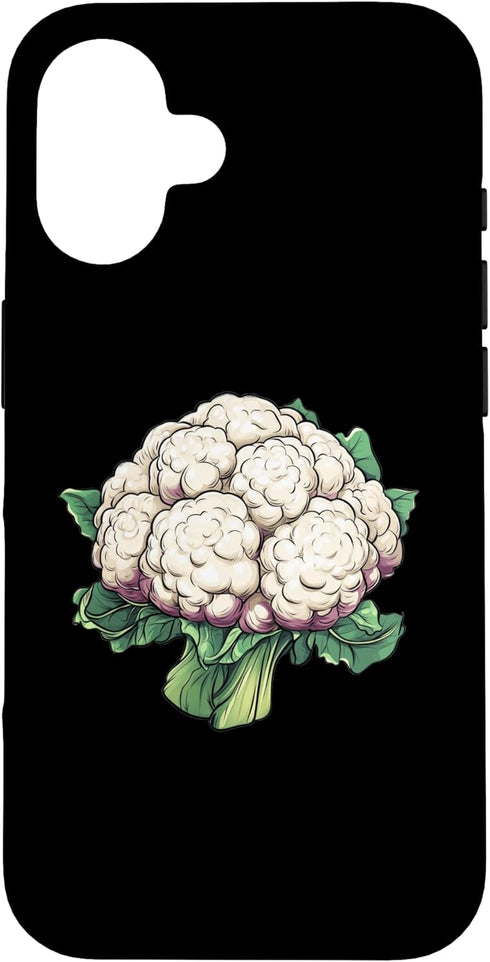 Cauliflower Brassica Oleracea Vegetable Designs iPhone 16 Cauliflower Pop Art Case