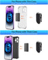 LDJYEONS 2pcs, 360 Car Phone Holder Magnetic Car Phone Holder, Rotation Capable, Suitable for General Smartphones