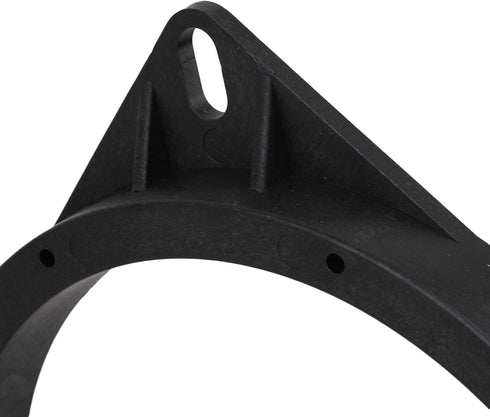 RDEXP 2PCS Black Plastic 6.5 Inch Car Speaker Adapters Mount Plates for Larger Speakers Replacement for Nissan