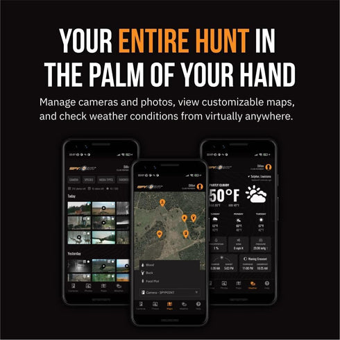 SPYPOINT 32GB Micro SD Memory Card for Trail Cameras, Adapter Media Storage for Trail and Game Cameras, Designed for