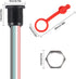 15PCS USB-C Charging Connector Type-C Female Chassis 4 Pin Socket Connector Waterproof USB C Pigtail Cable Extension Power Cable 3A USB-C Charger Plug