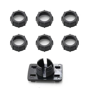 6 Pack Car Phone Mount Replacement Parts, Tightening Nut for Replacement Car Mount Screw-On Ball-Joint Fixed Adapter