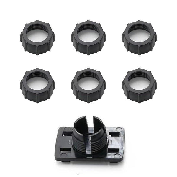 6 Pack Car Phone Mount Replacement Parts, Tightening Nut for Replacement Car Mount Screw-On Ball-Joint Fixed Adapter