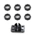 6 Pack Car Phone Mount Replacement Parts, Tightening Nut for Replacement Car Mount Screw-On Ball-Joint Fixed Adapter