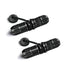 RJ45 Waterproof Connector - Female to Female Panel Mount, 8P8C, CAT 6, CAT 5, CAT 5E Ethernet LAN Cable Coupler (2-Pack)
