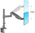 NB North Bayou Monitor Desk Mount Long Arm for Monitors 4.4 to 19.8lbs, Ultra Wide Full Motion