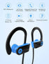 Otium Bluetooth Headphones, Wireless Sports Earbuds, Waterproof IPX7 w/Mic, HD Stereo in-Ear Earphones, Case, Fast Pairing, Gym Running Workout, 16 Hrs Battery Noise Cancelling Headsets