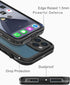 Waterproof Case for iPhone 12 Pro Max 6.7'' - Shockproof, Dustproof, with Screen Protector - Black