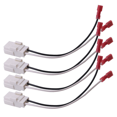 4Pcs Speaker Harness 72-6514 Adapter Compatible with Ram 1500 2500 Magnum Door Speaker Wiring Dakota Caravan Cherokee